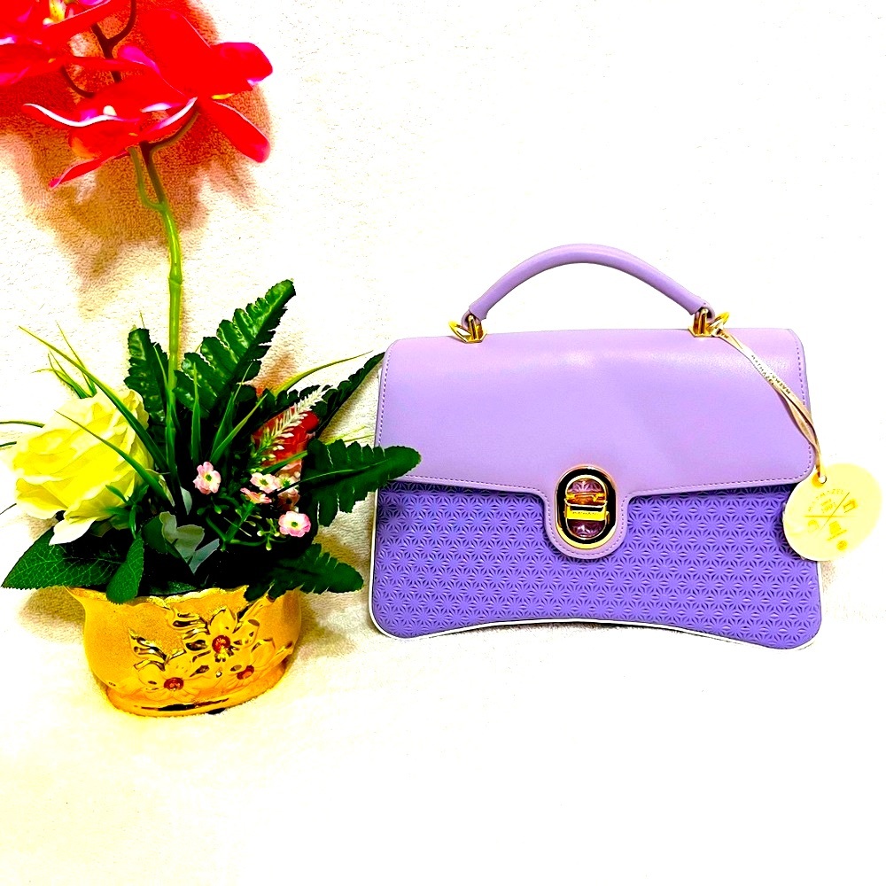 Nwt 2 Pockets Authentic Matmazel Designed Purple … - image 2